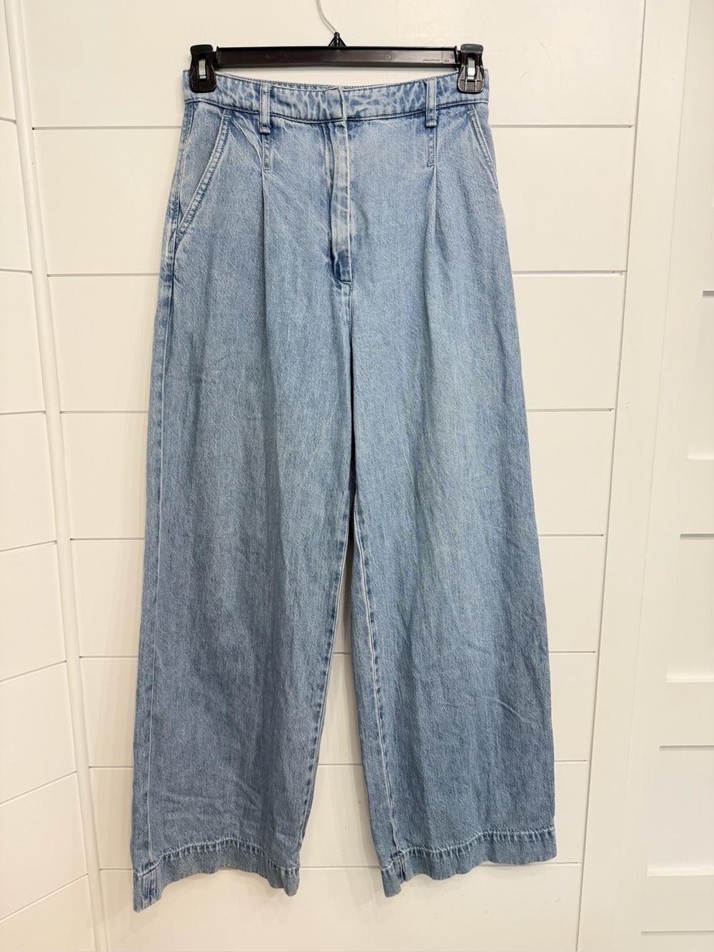 Rag & Bone Billie Featherweight Abigail Pleated jeans Pants Size 25 36988 - Picture 6 of 16